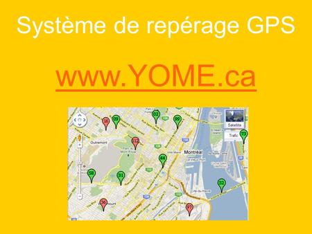 Système de repérage GPS