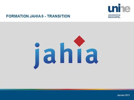 Formation Jahia 6 - Transition
