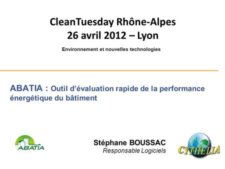 CleanTuesday Rhône-Alpes Environnement et nouvelles technologies