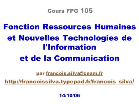 Fonction Ressources Humaines