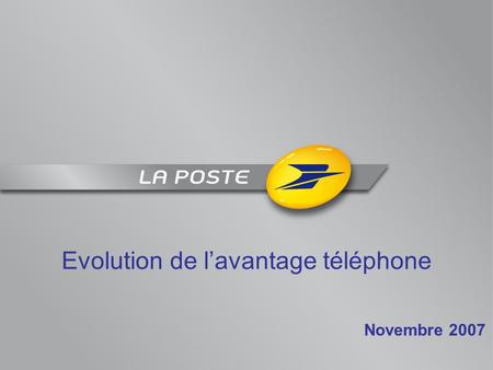Evolution de l’avantage téléphone