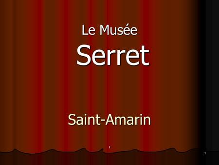 Le Musée Serret Saint-Amarin 1.