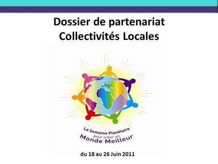 Dossier de partenariat Collectivités Locales