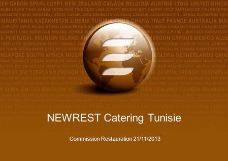 NEWREST Catering Tunisie