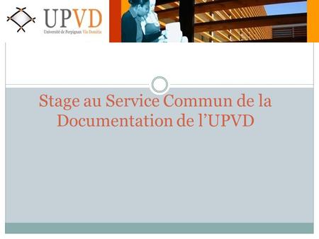 Stage au Service Commun de la Documentation de l’UPVD