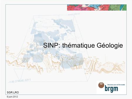 SINP: thématique Géologie