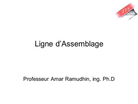 Professeur Amar Ramudhin, ing. Ph.D