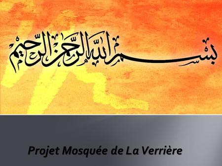 Projet Mosquée de La Verrière