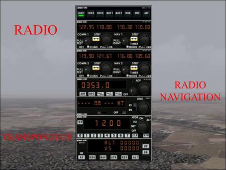 RADIO RADIO NAVIGATION TRANSPONDEUR.