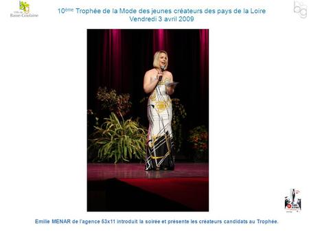 10ème Trophée de la Mode des jeunes créateurs des pays de la Loire