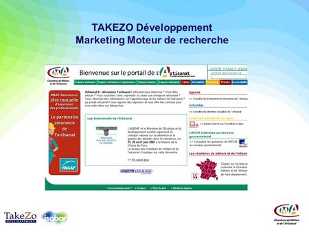 TAKEZO Développement Marketing Moteur de recherche.