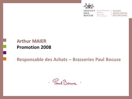 Arthur MAIER Promotion 2008