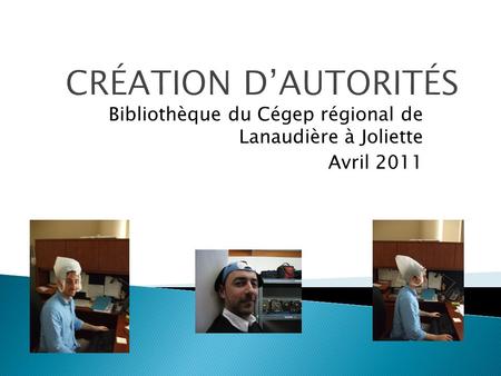 Bibliothèque du Cégep régional de Lanaudière à Joliette Avril 2011.