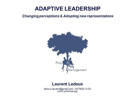 Changing perceptions & Adopting new representations