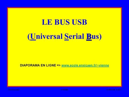 (Universal Serial Bus)