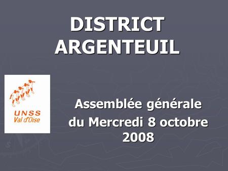 Assemblée générale du Mercredi 8 octobre 2008