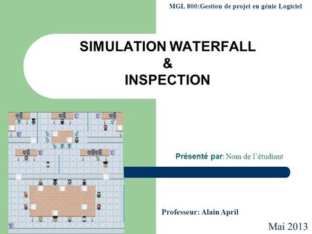 SIMULATION WATERFALL & INSPECTION