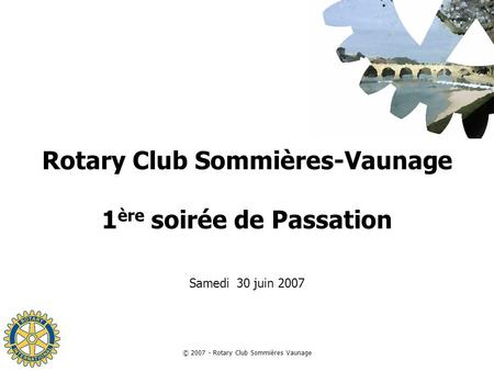 © Rotary Club Sommières Vaunage