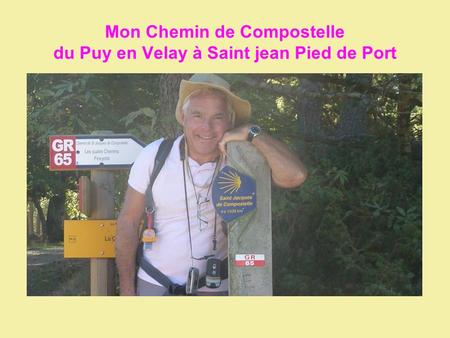 Mon Chemin de Compostelle du Puy en Velay à Saint jean Pied de Port