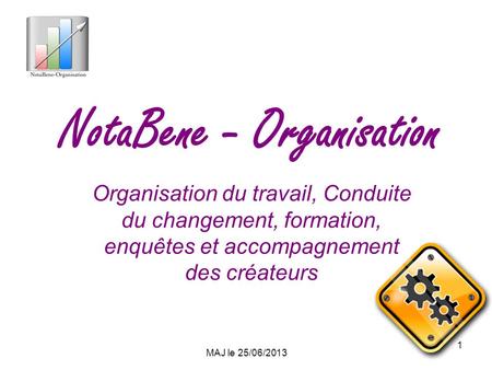 NotaBene - Organisation