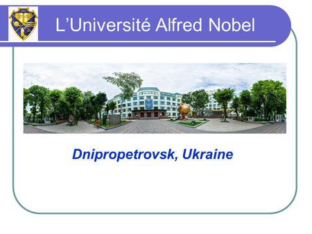 L’Université Alfred Nobel