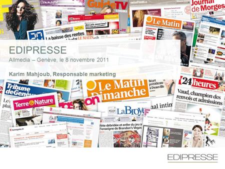 Allmedia – Genève, le 8 novembre 2011