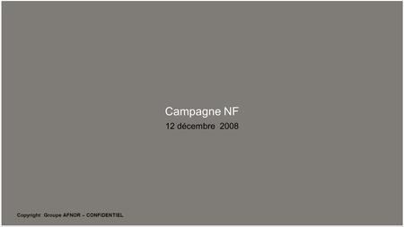 Campagne NF 12 décembre 2008.