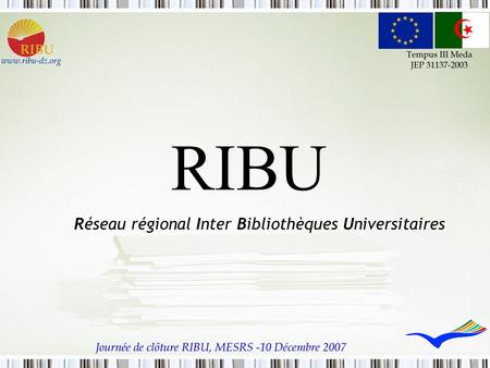 Réseau régional Inter Bibliothèques Universitaires
