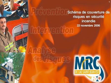 Schéma de couverture de risques en sécurité incendie 22 novembre 2006