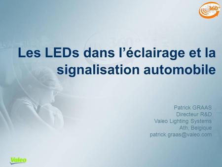 Les LEDs dans l’éclairage et la signalisation automobile