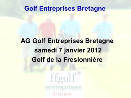 Golf Entreprises Bretagne