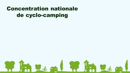 Concentration nationale de cyclo-camping