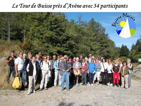 Le Tour de Buisse près dAvène avec 34 participants.