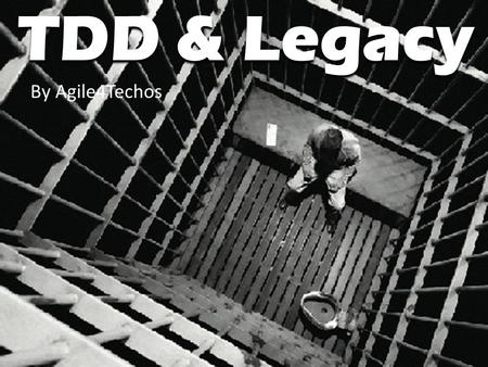 TDD & Legacy By Agile4Techos. Qui sommes nous? Bernard Huguet Luc Jeanniard Johan Martinsson Cyrille Roy.