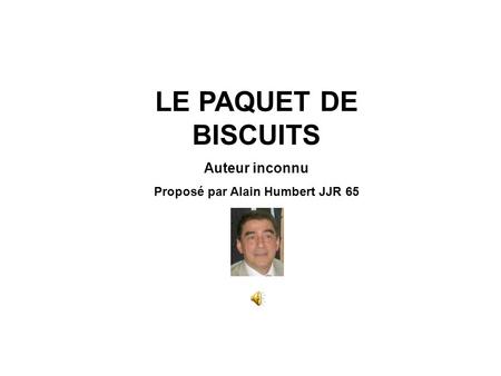 Proposé par Alain Humbert JJR 65