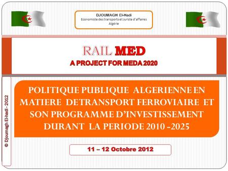 RAIL MED A PROJECT FOR MEDA 2020