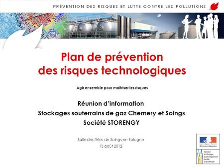 Commission de suivi de site STORENGY Chemery et Soings-en-Sologne