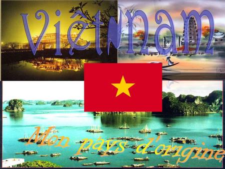 Viêt-nam Mon pays d'origine.