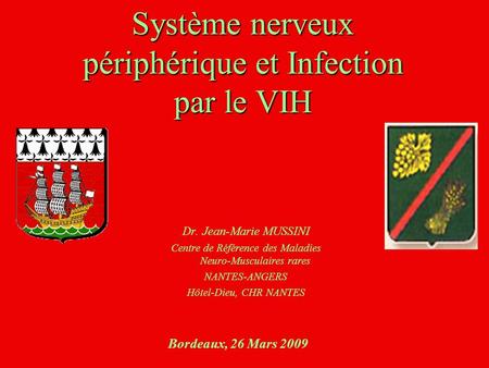 Système nerveux périphérique et Infection par le VIH