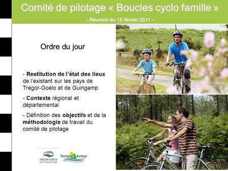 Comité de pilotage « Boucles cyclo famille »
