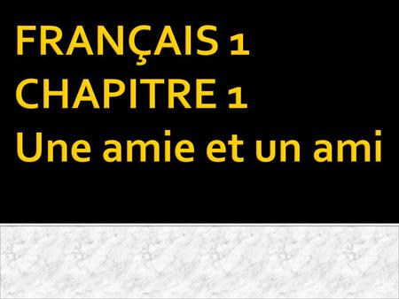 Français 1 mardi, le 13 novembre 2012 Objectifs Aujiourdhui nous faisons: Grammaire: Les yeux Les cheveux Activité Le vocabulaire cahier p. 2, 3, 6 Les.