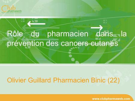 Rôle du pharmacien dans la prévention des cancers cutanés