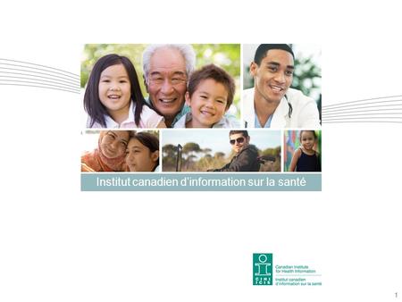 1 Institut canadien dinformation sur la santé. Les soins de santé au Canada 2011 : regard sur les personnes âgées et le vieillissement Un aperçu 2.