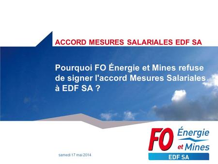ACCORD MESURES SALARIALES EDF SA