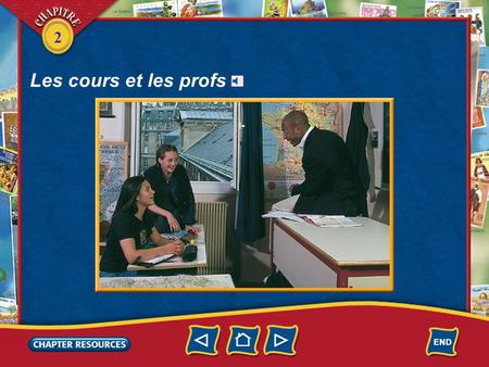 2 Les cours et les profs 2 Les élèves et les profs Karine et Stéphanie sont françaises. Pierre et Alexandre sont français aussi. Les quatre copains sont.