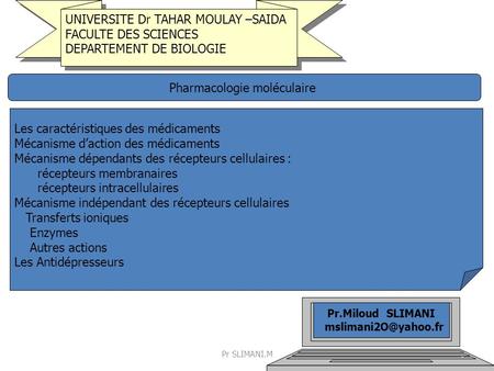 Pharmacologie moléculaire