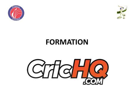 FORMATION. Contenu Présentation de CricHQ Compatibilité de CricHQ Optimisation de la tablette Installation de CricHQ Vos codes daccès Scorage sur CricHQ.