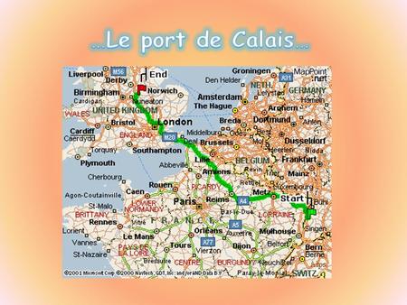 …Le port de Calais….