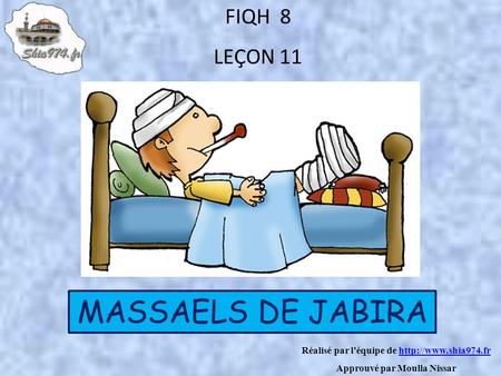 MASSAELS DE JABIRA FIQH 8 LEÇON 11