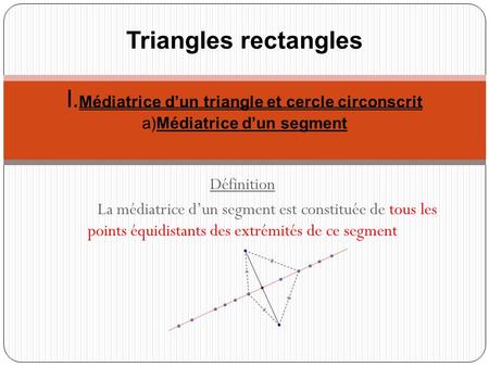 Triangles rectangles I